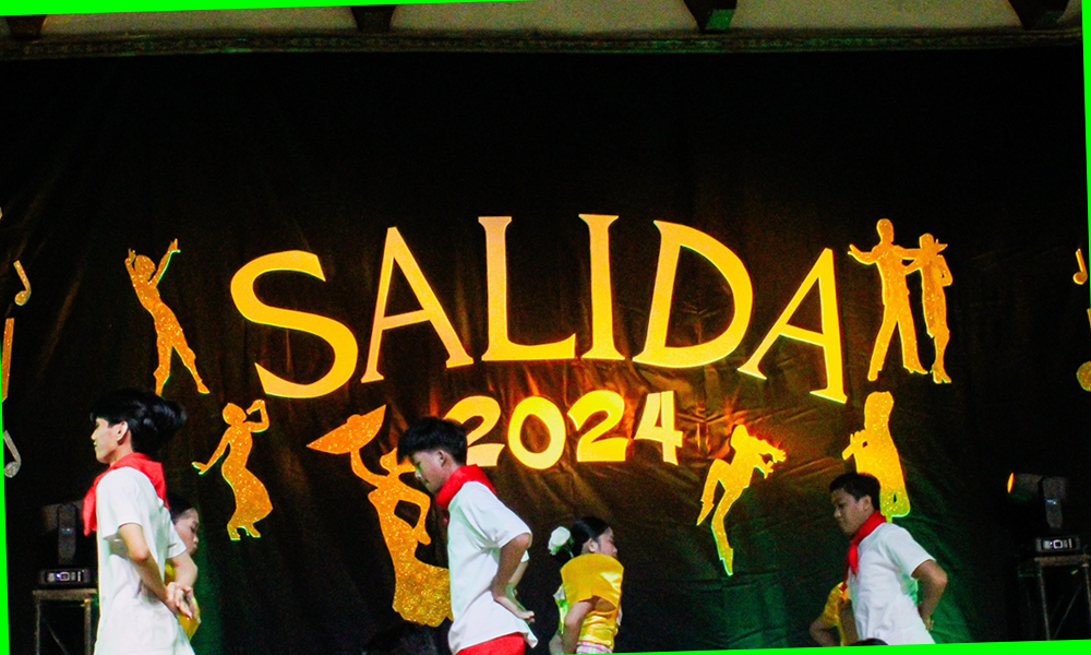 Curtains rise, as the Christi Regians illuminates the stage of SALIDA 2024!