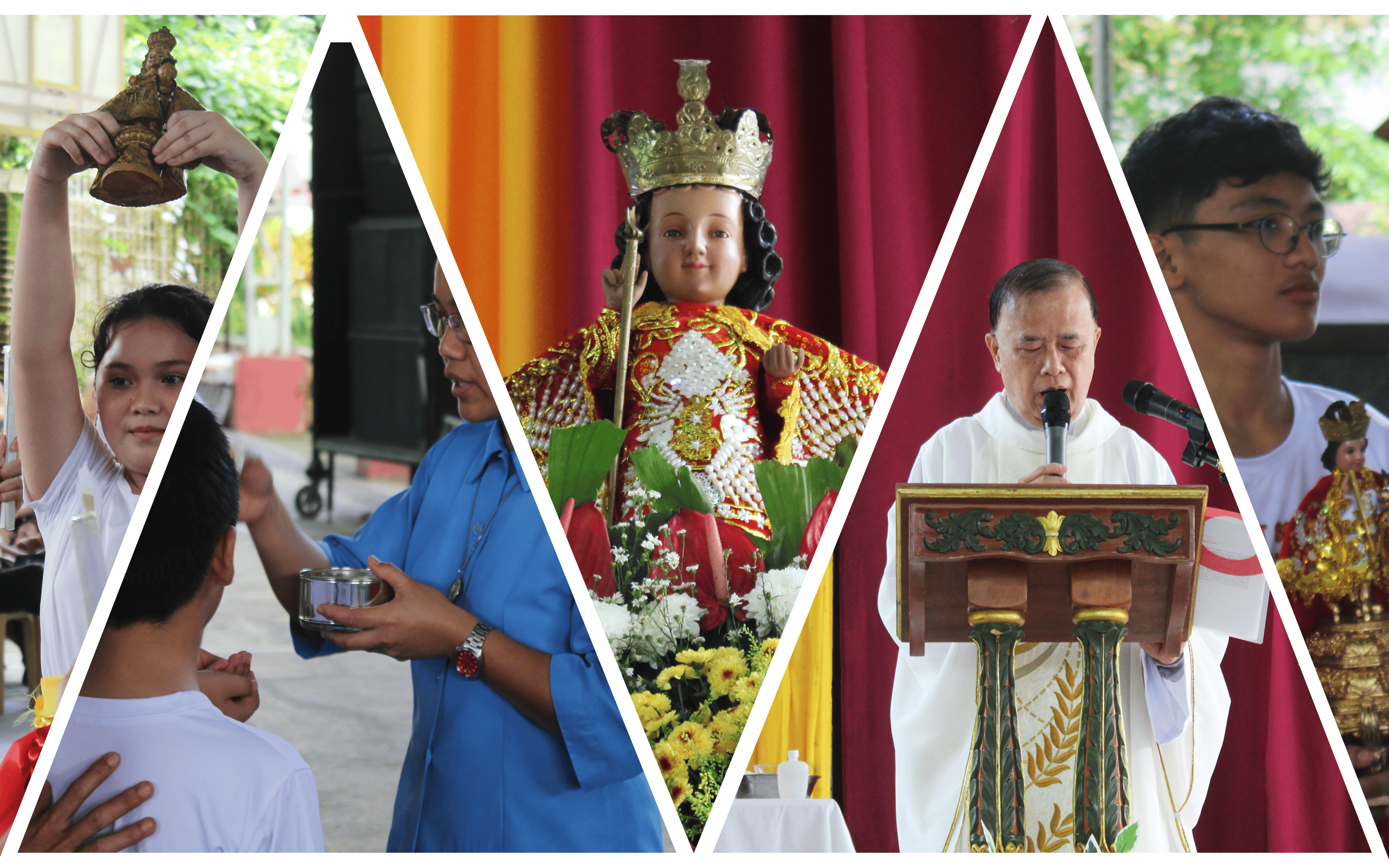 Christ the King College of Calbayog City, Inc. Joyfully Celebrates the Feast of Sr. Sto. Niño with Elementary Department Hermanos